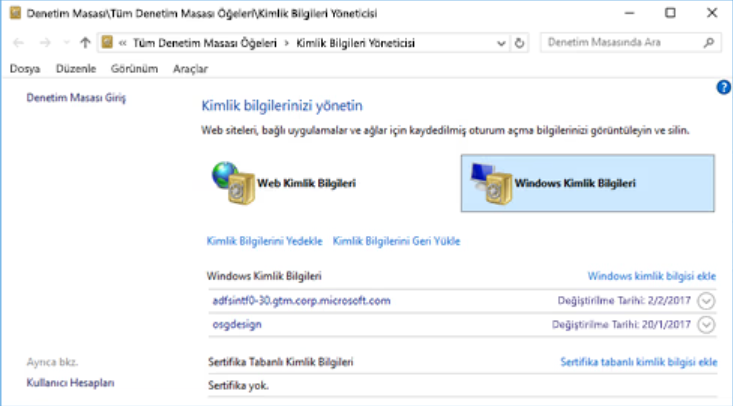 Windows Sistemlerinde Parola ve Kimlik Bilgilerini Arama