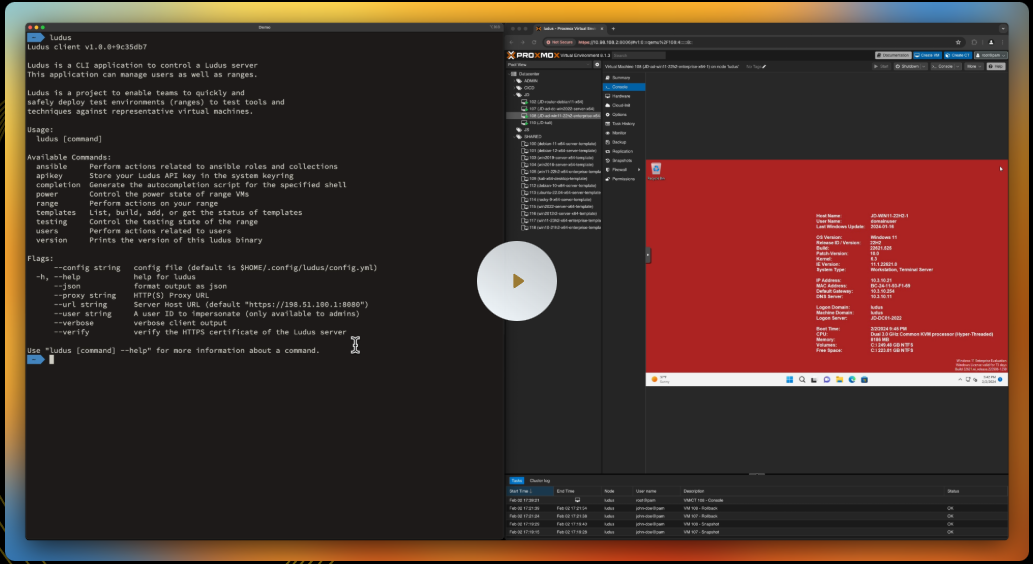 Ludus: HomeLab ve CyberRange İçin Güçlü Altyapı Çözümü